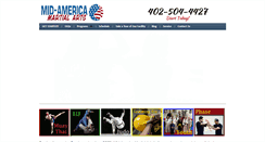 Desktop Screenshot of midamericamartialarts.com